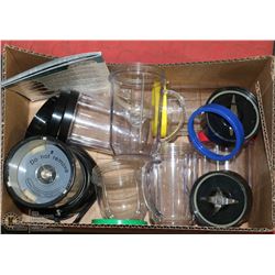 MAGIC BULLET BLENDER WITH RECIPE BOOK & NUMEROUS