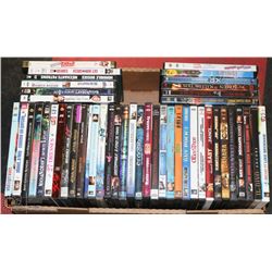 FLAT OF ASSORTED DVDS