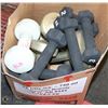 Image 1 : BOX OF ASSORTED DUMBELLS