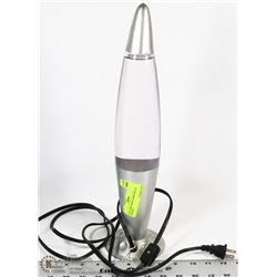 LAVA LIKE TABLE LAMP GRAY IN COLOUR