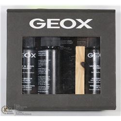 NEW GEOX 4 PIECE SHOE POLISH KIT