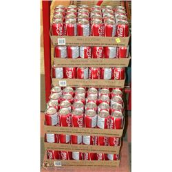 9 FLATS OF 24 CANS OF COCA COLA