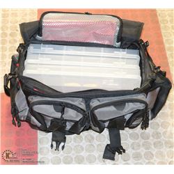 LARGE SOFT SHELL SPIDERWIRE FISHING TACKLE BAG,