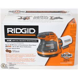NEW RIDGID ORBITAL SANDER 18V