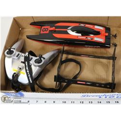 NEW WITHOUT BOX  RC CARRERA  BOAT  COMPLETE