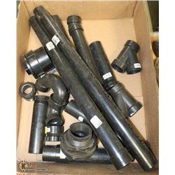 FLAT OF PLUMBING PARTS.