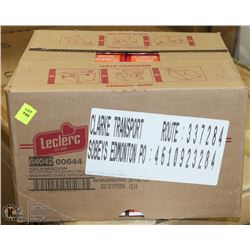 CASE OF LECLERC CHOCOLATE GINGERBREAD COOKIES