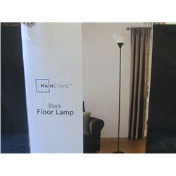 Mainstays Black Floor Lamp / 71" high