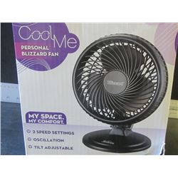 New Sunbeam cool me fan / 2 speed settings / oscillation / tilt adjustable