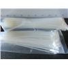 Image 1 : 2 new packs cable/zip ties / 6" & 8" - 100 pieces per pack