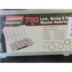 New 720 piece lock/spring/and star washer assortment