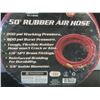 Image 1 : New 50 ft rubber air hose / brass ends