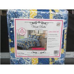 WOW Surprise # 2 is a Vira Bella 3 piece queen quilt collection