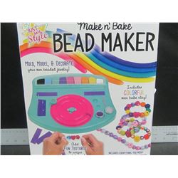 New Make & Bake Bead Maker / mold , model , & decorate your own jewlery