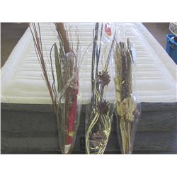 New 3 Bouquet's of dryed flowers / NO SHIPPING ON THIS ITEM