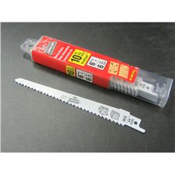 New pack of 10 Vermont American Sawzall SWISS MADE  / reciprocating Blades / for wood with nails