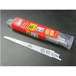New pack of 10 Vermont American Sawzall  SWISS MADE / reciprocating Blades / for wood with nails