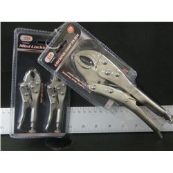 set of 3 New Vise Grips