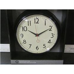 New Retro Wall Clock 9 1/2" diameter