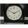 Image 1 : New Retro Wall Clock 9 1/2" diameter