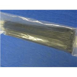 New 12" Heavy Duty black cable / zip ties