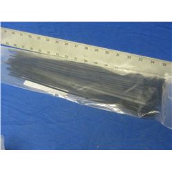New 14" Heavy Duty black cable / zip ties