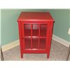 Image 1 : New Red Accent Cabinet / solid wood