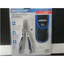 New MasterCraft multi-function wire strippers 10 in one / for 10 - 20 awg copper wire