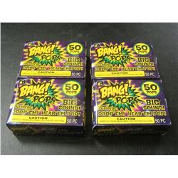 4 packs of Bang Pop's / drop them - throw them big bang sound