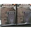 Image 1 : 2 New Magnetic Wrench Racks / each holds 12 wrenches / slim profile for
