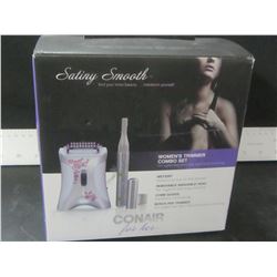 New Conair women's trimmer combo set / wet/dry