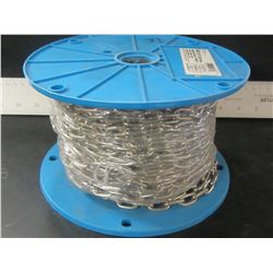 New 98ft roll 1/8" # 4 Chain / great for hanging plant pots etc.