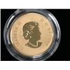 Image 2 : 2015 - $5 pure gold coin - 1/10oz - Maple Leaf Forever