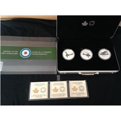 2016 - Aircraft of the first world war series, 3 Coins Set - Coin 2 of 3 Collector case