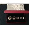 Image 1 : 2016 Fine Silver Maple Leaf Fractional Set : Longest Reigning Sovereign set of 5 coins - 1, 1/2, 1/4