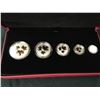 Image 2 : 2016 Fine Silver Maple Leaf Fractional Set : Longest Reigning Sovereign set of 5 coins - 1, 1/2, 1/4