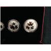 Image 3 : 2016 Fine Silver Maple Leaf Fractional Set : Longest Reigning Sovereign set of 5 coins - 1, 1/2, 1/4