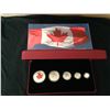 Image 1 : 2015 Silver Maple Leaf Fractional Set - 5 coins - 1,1/2,1/4, 1/10, 1/20oz