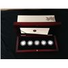 Image 1 : 2012 Limited Edition - Farewell Set of 5 Fine Silver 1 cent Coins