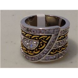 3x Custom Made Designer Rings with Swarovski Element