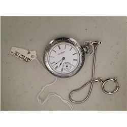 Estate Illinois W. Co 1887 SW. LS. Pocket Watch (GLASS IS BROKEN)