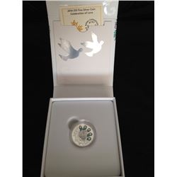 2016 - $10 Fine Silver Coin - Celebration of Love