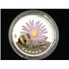 Image 2 : 2012 - $20 Fine Silver Coin - Aster and Bumble Bee