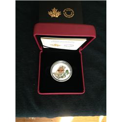 2015 - $20 Fine Silver Coin - Venetian Glass Turtle with Broadleaf Arrowhead Flower