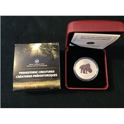 2012 - 25 cent Coloured Coin - Prehistoric Creature - Pachyrhinosaurus Lakustai