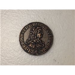 1747 Spanish Gold Doublon Replica Token