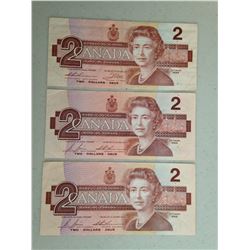 3 X 1986 $2