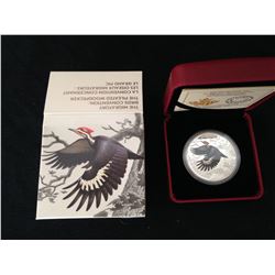 2016 - $20 Fine Silver Coin - The Migratory Birds Convention:100 Years of Protection - The Pileated 