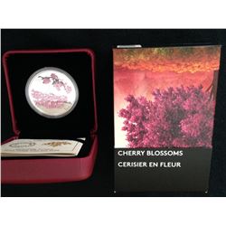 2016 - $15 Fine Silver Coin - Cherry Blossoms