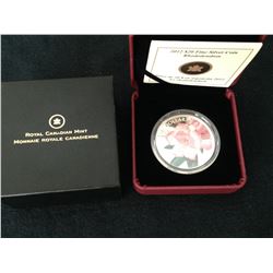 2012 - $20 Fine Silver Coin - Rhododendron